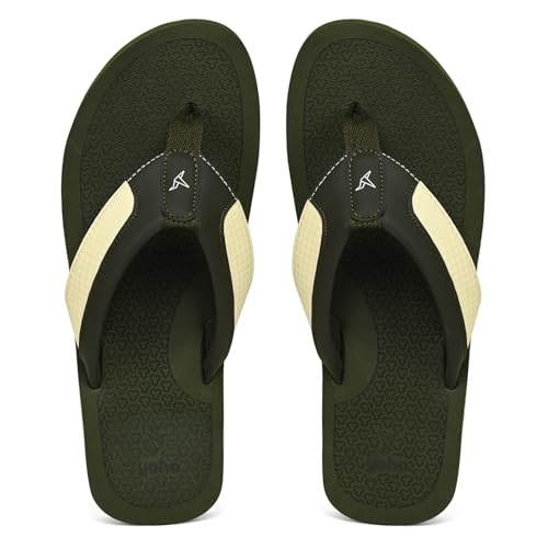 Image of YOHO ArchFlex orthopedic slippers for men | Arch support for pain relief | Soft, Anti-Skid, lightweight | comfortable padded straps flip flops for Everyday