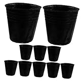 SUPVOX Macetas 100 Piezas Bolsa de Cultivo tazón de plantación champiñones pequeños Bolsa de siembra Taza de plantación de PE Mini bonsái Fresa Bolsa de plántulas Bolsa de nutrición