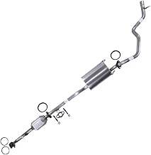 Northeastern Exhaust | Stainless Steel EPA-Approved Catalytic with Muffler and Tail Pipe Exhaust System Kit Compatible for Toyota 4Runner 1996-2000 3.4L | Free Gasket and Bolts & Nuts Included