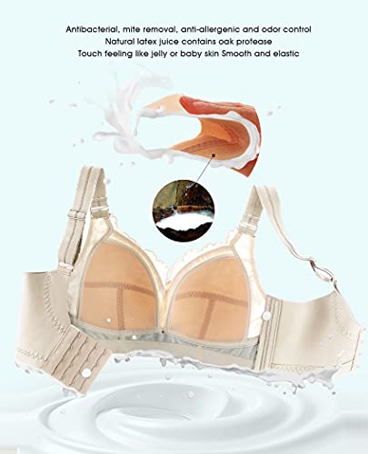 Baetty Bras For Women Wirefree, Wireless Bras For Women, Minimizer Bras For Women, Womens Bras No Wire, Bras For Women No Underwire, Wide Band Bras For Women, Women's Bras Champagne 42Ddd 42 Ddd #TOP1