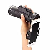 M.Way Universal 10x40 Telephoto Lens Cell Phone Telescope