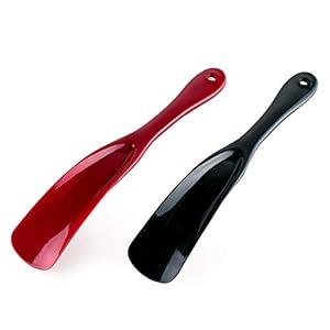 2 Pcs Plastic Shoe Horn.Fit for men, women, kids and seniors.