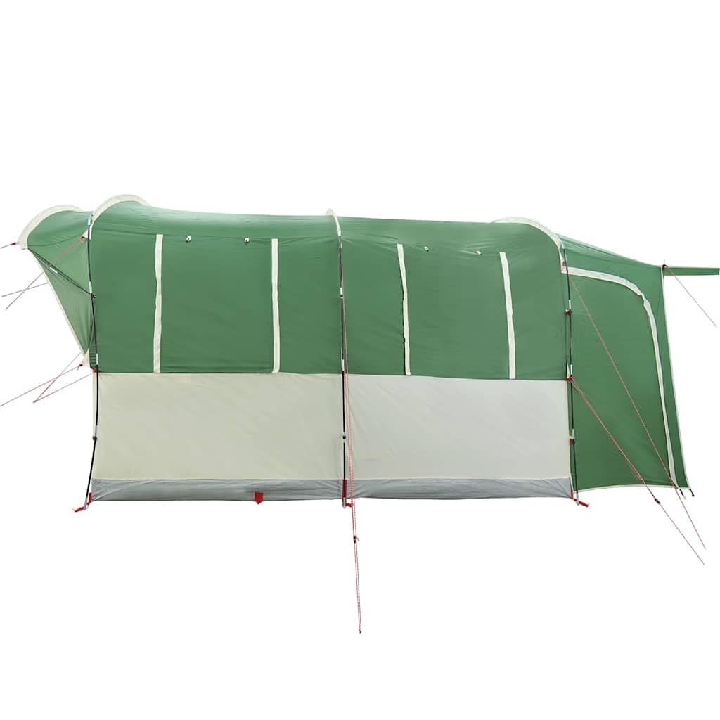 Tenda per auto per 4 persone, verde, impermeabile, tenda da campeggio pieghevole in poliestere con rivestimento in PU, impermeabile e antivento, facile da montare con pali e cinghie robuste