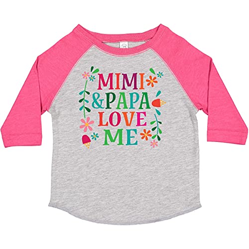 inktastic Mimi and Papa Love Me Toddler T-Shirt