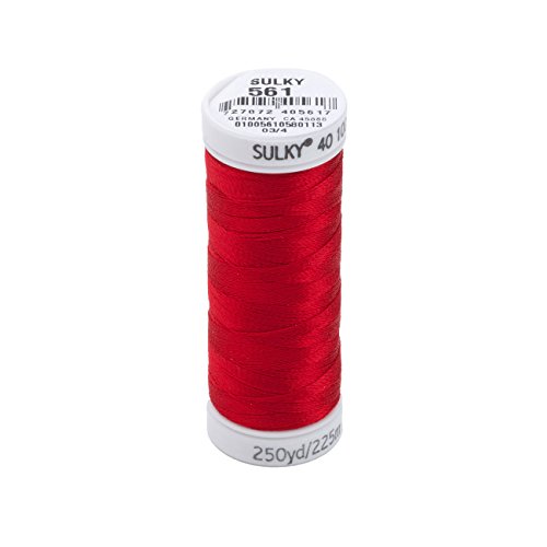 Hilo de rayón Sulky 268d 2 hilos, 250 yd, Lipstick miniatura 1