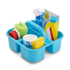Melissa & Doug Spray, Squirt & Squeegee Play Set – Pretend Play Cleaning Set