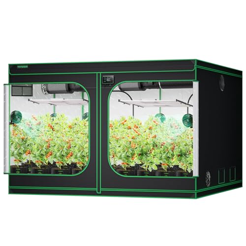 VIVOSUN S108 10x10 Extra Large Grow Tent 120'x120'x...