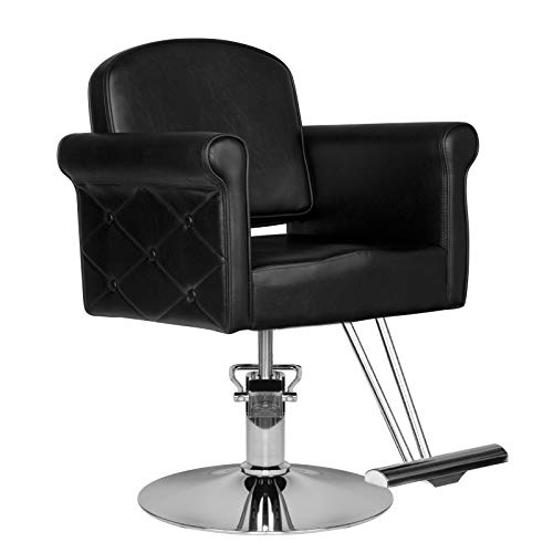 GABBIANO silla de peluquería Hydraulic barber HS69 Negro