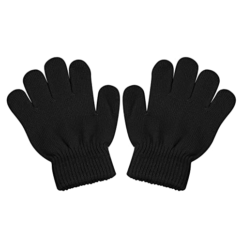 Gloves for Cold Weather 2023 Kids Gloves Full Fingers Stretchy Warm Knit Gloves Winter Boys Gloves Girls Gloves