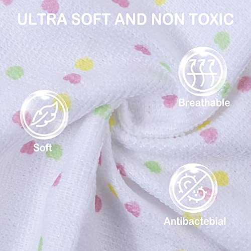 Image of softan Baby Washcloths, 24Pack Baby Wash Cloths Extra Soft & Ultra Absorbent, Baby Towels and Washcloths Face Towel Unisex for Boys Girls Face & Body, Washclothes Gentle on Sensitive Skin, 9x9 Unicorn