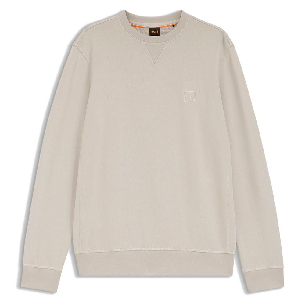 BOSS Men's Sweatshirt, Open Grey 070, L