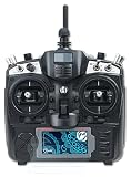Bruni Schutzfolie kompatibel mit Flysky FS-TH9X Folie, glasklare Displayschutzfolie (2X)