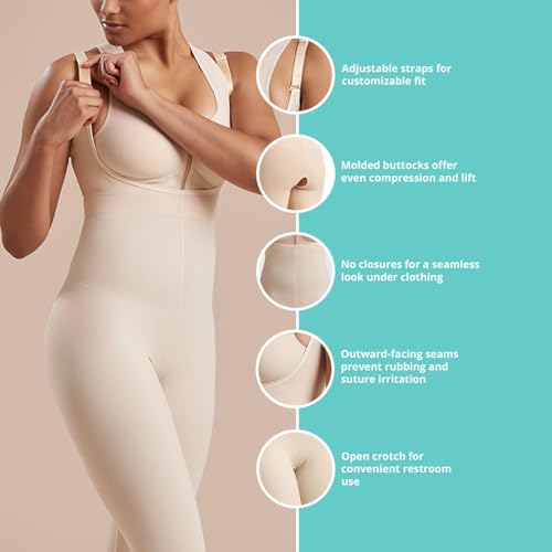 Image of MARENA SFBHM2 Stage 2 High-Back Mid-Calf Post-Surgical Compression Girdle