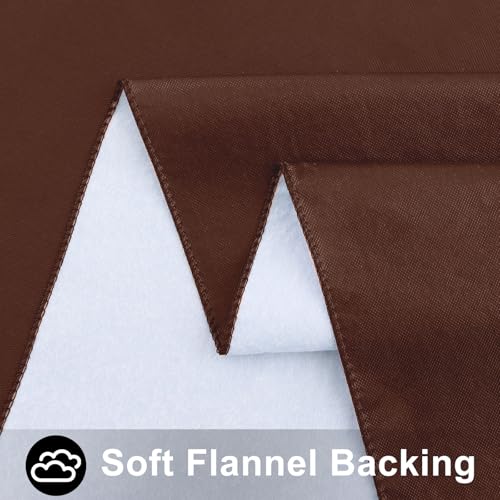 Image of Smiry Rectangle Table Cloth 60x102 Inch, Waterproof Wipeable Vinyl Tablecloths Protector, Oil Spill Proof Plastic Table Cover for Dining, Picnic, Camping, Outdoor, Coffee