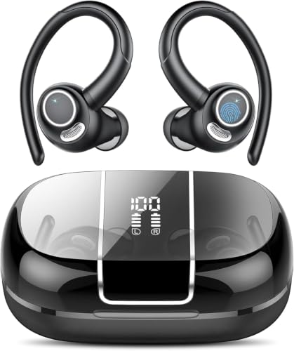 Bluetooth Kopfhörer Sport in Ear Kopfhörer Kabellos Bluetooth mit Ohrbügel – Ansicht 1