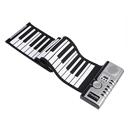 Roll Up Piano 61 Touches Flexible Éducatif Clavier Électrique Piano Haut-Parleur Intégré, Sortie MIDI et 128 Tons… - Les Beatles, Paul McCartney, John Lennon, RIngo Starr, George Harrison Roll Up Piano 61 Touches Flexible Éducatif Clavier Électrique Piano Haut-Parleur Intégré, Sortie MIDI et 128 Tons…