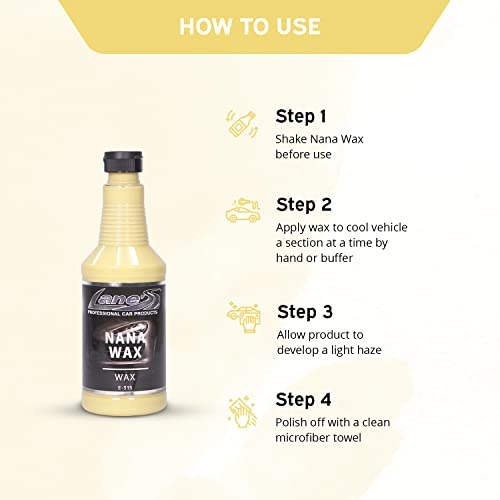 Lane’s Nana Wax Cera para Auto 32 OZ miniatura 4