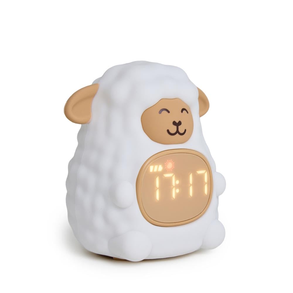 Miniland Time to Sleep - Baby Night Light with Sleep Trainer | RGB Light, Sunrise Alarm & Soothing Sounds | Kids Sleep Routine Aid