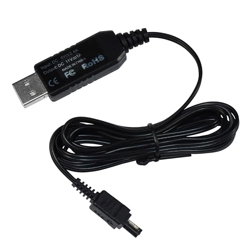 HQRP USB Charger Compatible with JVC GR-D33U / GRD33U Camcorder
