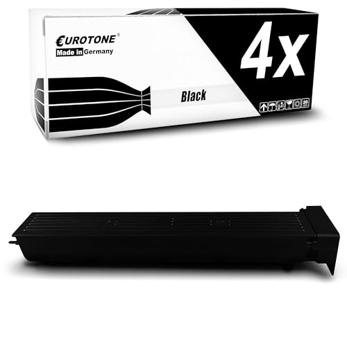 Toner compatible Konica Minolta Bizhub C552 C652 TN-613K noir Eurotone lot de 4
