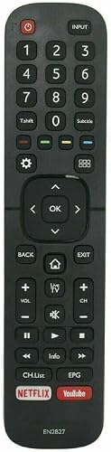 Replacement Remote Control for Hisense EN2B27 FHD/HD LED TV