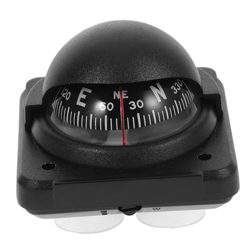 FUNOMOCYA Car Compass Ball Automotive Dashboard Compass for Precise Navigation Auto Boat Truck Sleek Design Easy Installation Car Navigation Tool