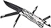 Price comparison product image Camillus Trekus Pro Multi Tool, with LED Flashlight, 3.3" / 8.4 cm Titanium Bonded 440 Blade, Steel Handle, Black/Silver, 7.3" / 18.5 cm