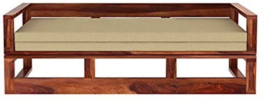 Image of Bed Solid Sheesham Wood for Your Bedroom Delivery Condition-DIY(Do-It-Yourself) Solid Wood King Bed (Finish Color - Honey Finish, Delivery Condition - DIY(Do-It-Yourself))