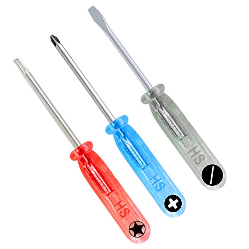 MMOBIEL Complete Screw Set Replacement Compatible with iPhone 6 (White/Black/Gold) incl. 3 x Screwdrivers
