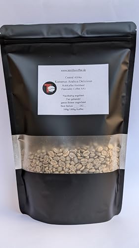 Terrific Coffee - RohKaffee Hochland- Kamerun Arabica Delicious - Speciality Coffee AA (grüne Kaffeebohnen 500g)
