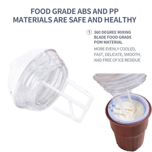 Machine à crème glacée douce automatique compacte 450 ml à haute efficacité