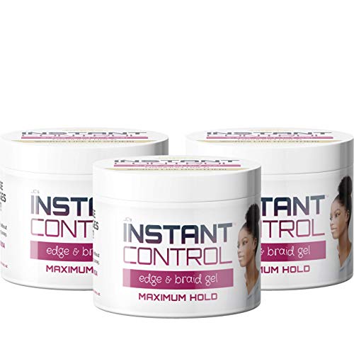 Instant Control Edge & Braid Gel Max. Hold 4 oz. (Pack of 3)