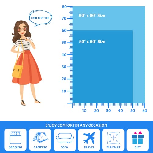 Deer ​Blanket - Fleece Throw Blanket For Couch Super Soft Cozy Bed Blanket Lightweight Plush Fuzzy Lap Blankets And Throws For Sofa, 50 X 60 Inch, Gift For Hunting Lover #TOP6