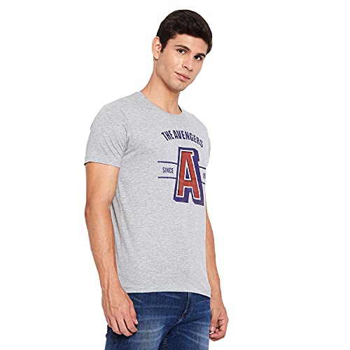 Image of Marvel Avengers by Wear Your Mind Mens Tshirt (MMAMCT052.4 Grey M)
