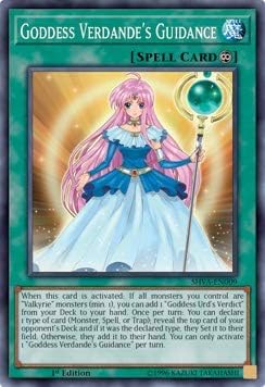 Yu-Gi-Oh! - Guía de la diosa Verdanda - SHVA-EN009 - Super Rare - 1 Edición - Sombras en Valhalla
