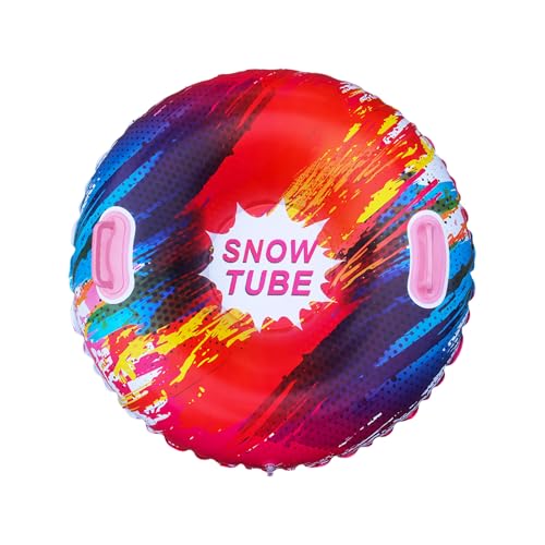 Luge gonflable d'hiver de 85 cm avec poignées bouée gonflable pour le ski