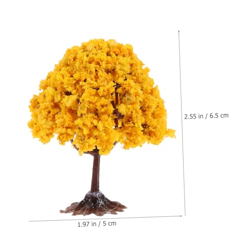 Toddmomy 10 Sztuczne Drzewo Kwiatowe Piaskownica Akcesoria Miniaturowy Lalek Miniaturowy Krajobraz Model Drzewa Symulacja Model Drzewa Rękodzieło Model Układu