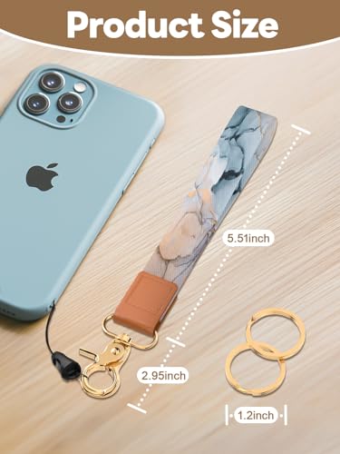 Image of Wristlet Keychain for Women and Men, Key Chain Holder, Wrist Lanyard for Keys