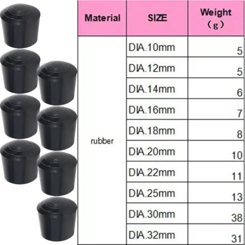 Couvre-pieds de chaise 28mm embouts de table ronds durables