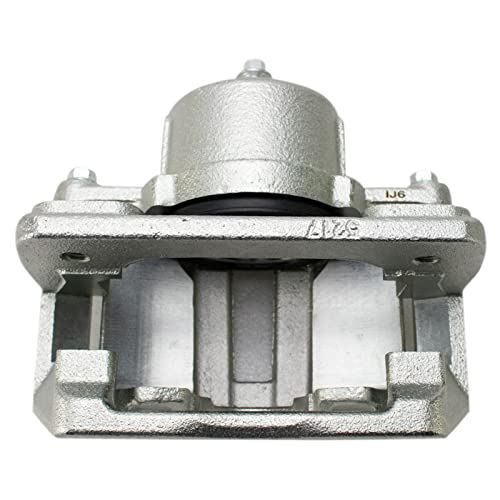 Image of TRQ Front Right Brake Caliper w /Bracket Passenger Side | For 2001-2007 Ford Taurus 2002 Lincoln Continental 2001-2005 Mercury Sable