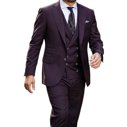 Mens Bespoke Business Formal Slim Fit Suit Grooms Autumn Wedding Dress Suit Tuxedo