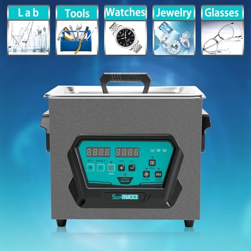 Suprucci Ultrasonic Cleaner 3L High Power 120W 0.8 Gal Ultrasonic Parts Cleaner With Heater And Timer Professional For Tool Parts Carburetor 3D Resin Printed Cleaning thumb #1