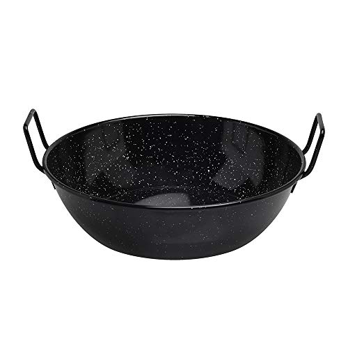 Metaltex - Sarten Honda Esmaltada, Acero Esmaltado. Color Negro 36 cm Metaltex - Sarten Honda Esmaltada, Acero Esmaltado. Color Negro 36 cm