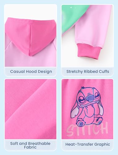 Image of Disney Princess Toddler Girls Clothes Long Sleeve Hoodies and Leggings Clothing Sets Fall Casual Pullover Tracksuit