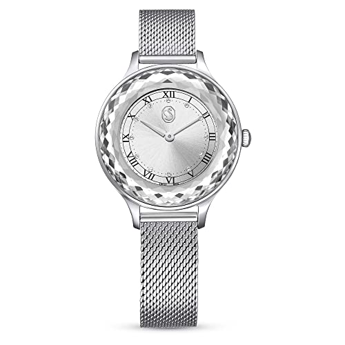 Swarovski Octea Nova Watch, Swiss Made, Metal Bracelet, Silver Tone, Stainless Steel