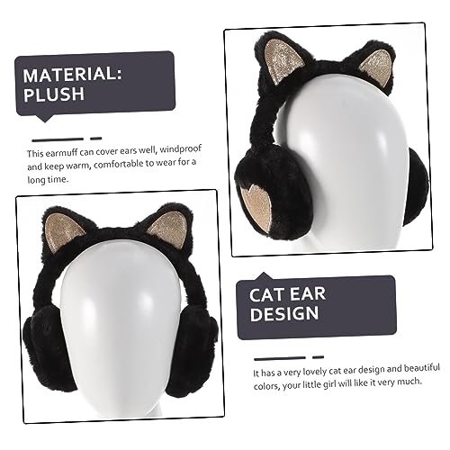 SAFIGLE Lovely Cat Ear Earmuffs for Plush Ear Warmer with Adorable Cat Ears for Winter Outdoor Activities Compact for Easy Storage Skin Friendly Material Winter3