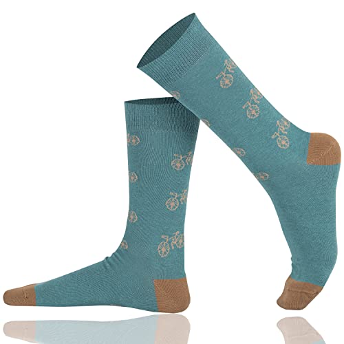 Image of Mysocks Men and Women Crew Socks Extra Fine Combed Cotton Seamless Toe