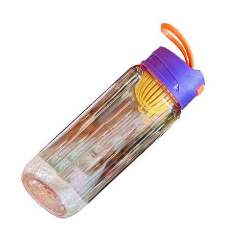 Yctze Bouteille d'eau Chauffante de 500 Ml – Bouteille Portable et Résistante pour les Voyages, le Fitness et la Salle de Sport – Comprend du thé intégré, des Boissons Chaudes et Froides (violet