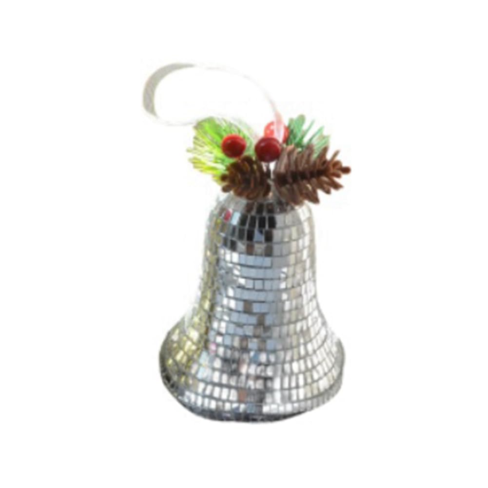 CTRLZS Bell Christmas Bells Pendants Christmas Craft Christmas Tree Hanging Bells Tree Decor New Year Gifts Silver