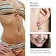 PSOWQ 1 Stück G23 Titan Antiallergie Bauchnabelpiercing Chirurgenstahl Silber,14G Banane Bauchnabelpiercing, Bauchnabelpiercing Lang 10 mm Nabelpiercing Belly Piercing Körperschmuck